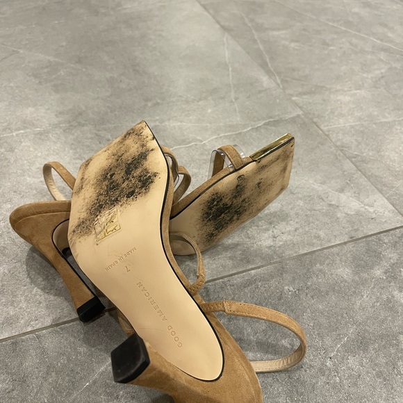 Good American STANDOUT SQUARE TOE PYTHON & SUEDE - Picture 6 of 8